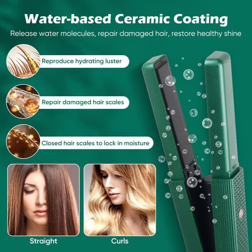 Portable Hair Straightening Comb Curling Stick Splint - Bela - Rushnika