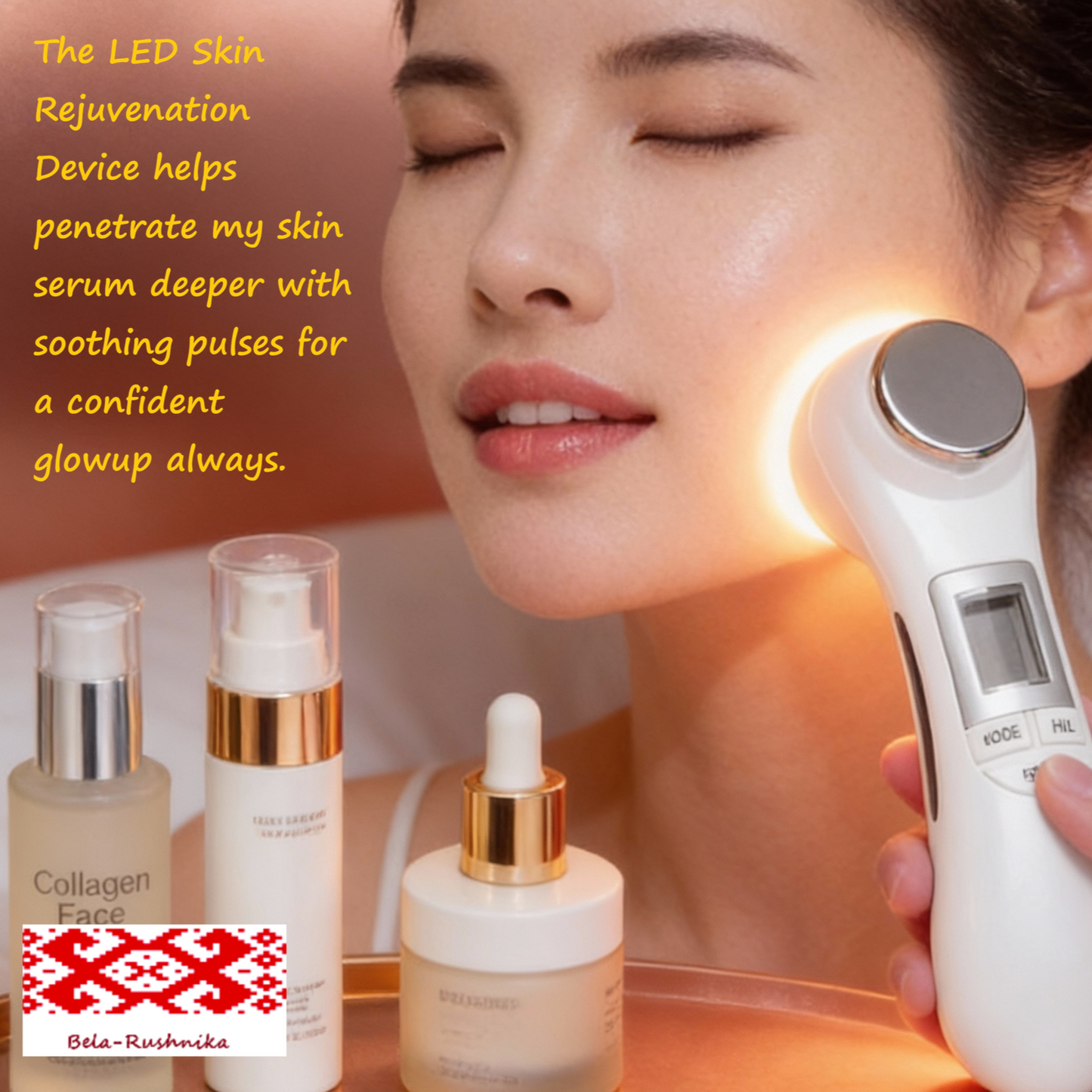6-in-1 LED Skin Massage Beauty Device
