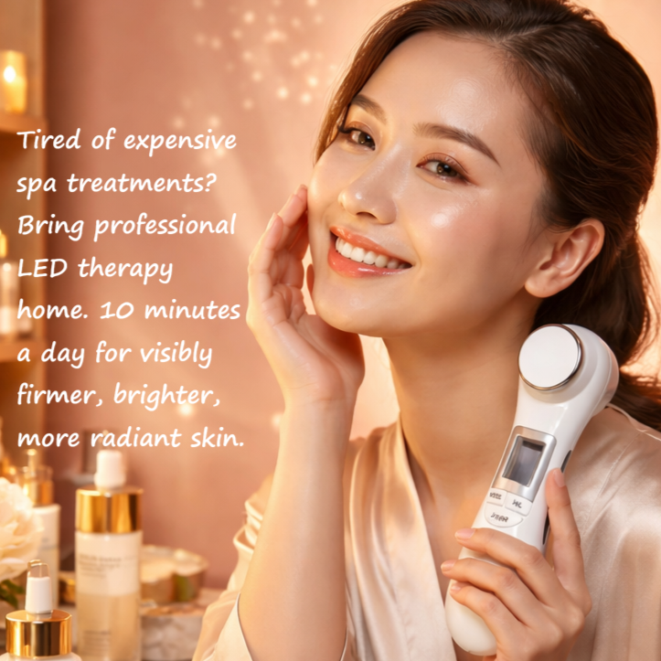 6-in-1 LED Skin Massage Beauty Device