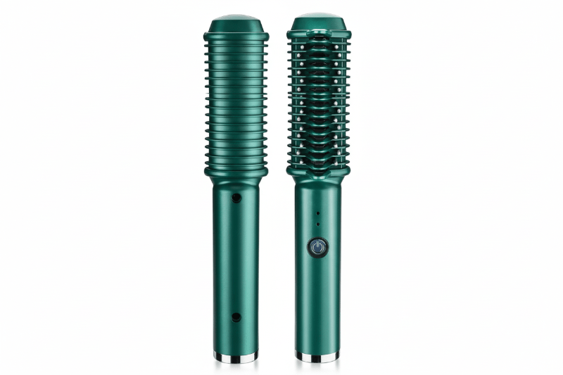 Dual - Purpose Electric Hair Comb for Curling & Straightening - Bela - Rushnika