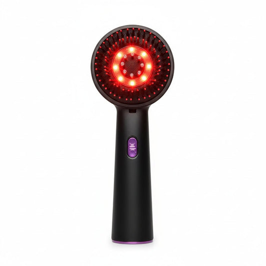 Hair Oiling Red Light Scalp Massager (One Set) - Bela - Rushnika