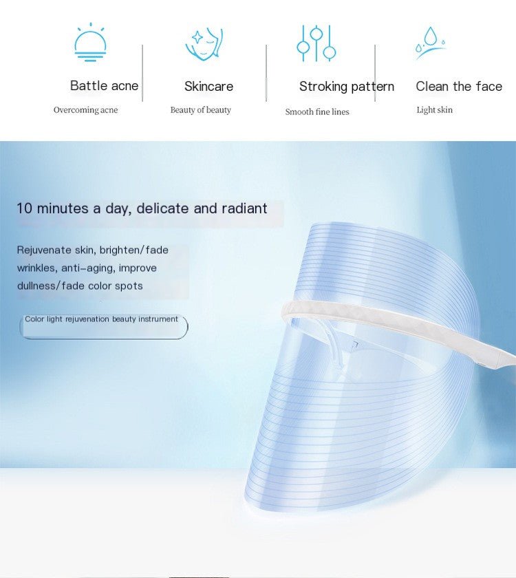 LED Beauty Mask and Photon Skin Rejuvenation Device - Bela - Rushnika