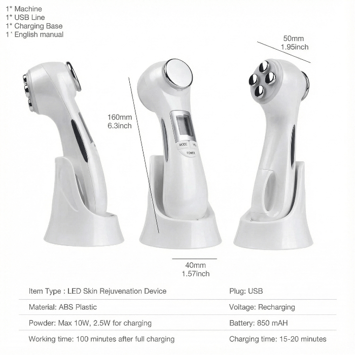 LED Skin Lift Rejuvenation Device - Bela - Rushnika