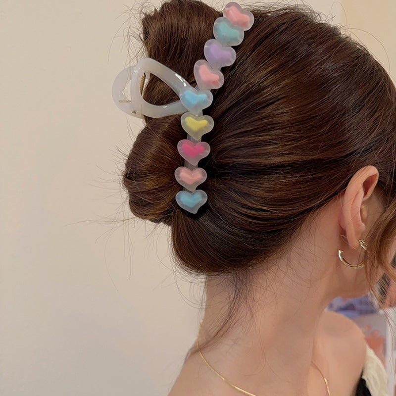 Love Star Hair Clip - Fashionable Simple Accessory - Bela - Rushnika