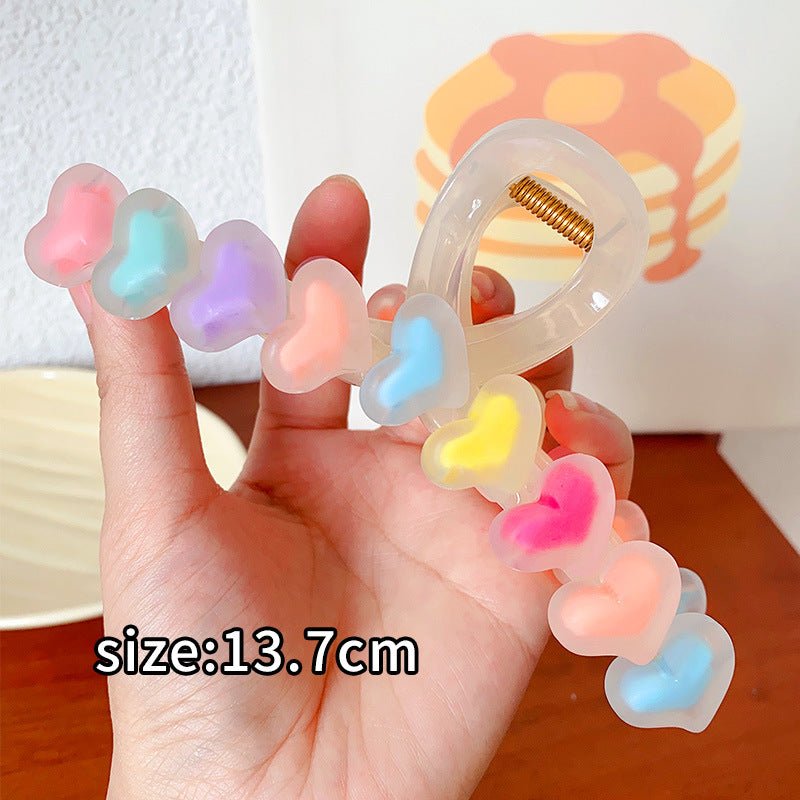 Love Star Hair Clip - Fashionable Simple Accessory - Bela - Rushnika