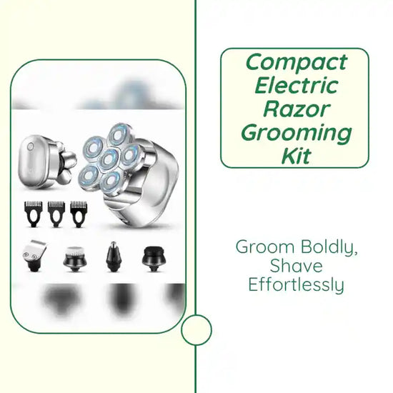 Compact Electric Razor Grooming Kit by@Outfy