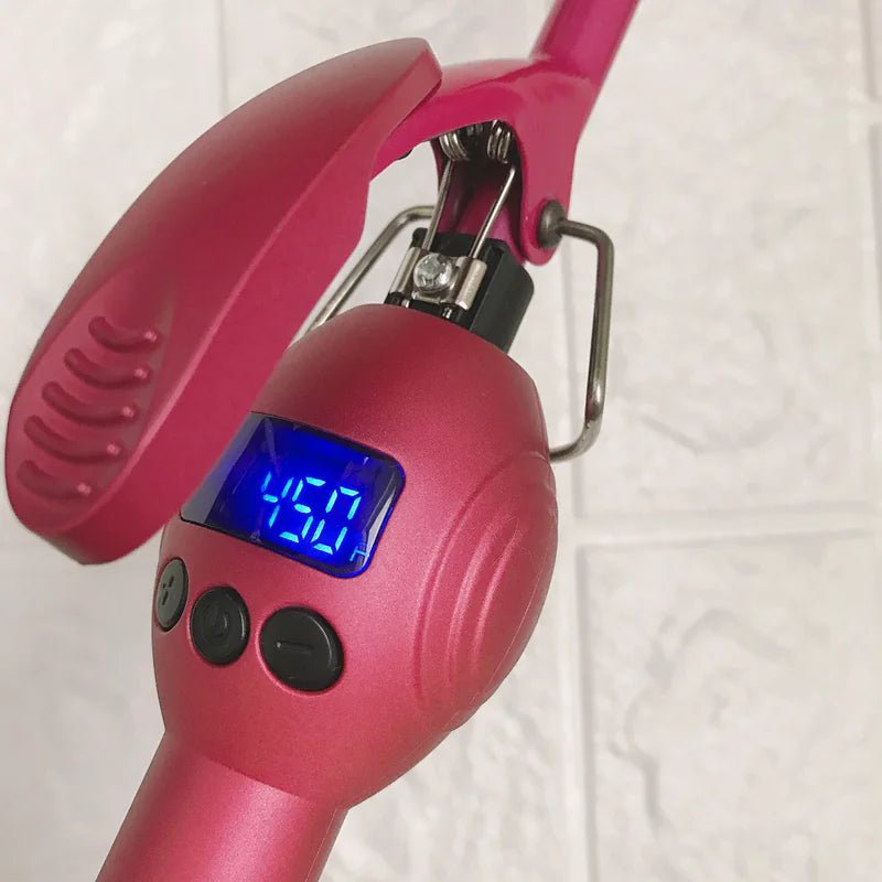 Professional 9mm Curling Iron with LCD Display - Bela - Rushnika