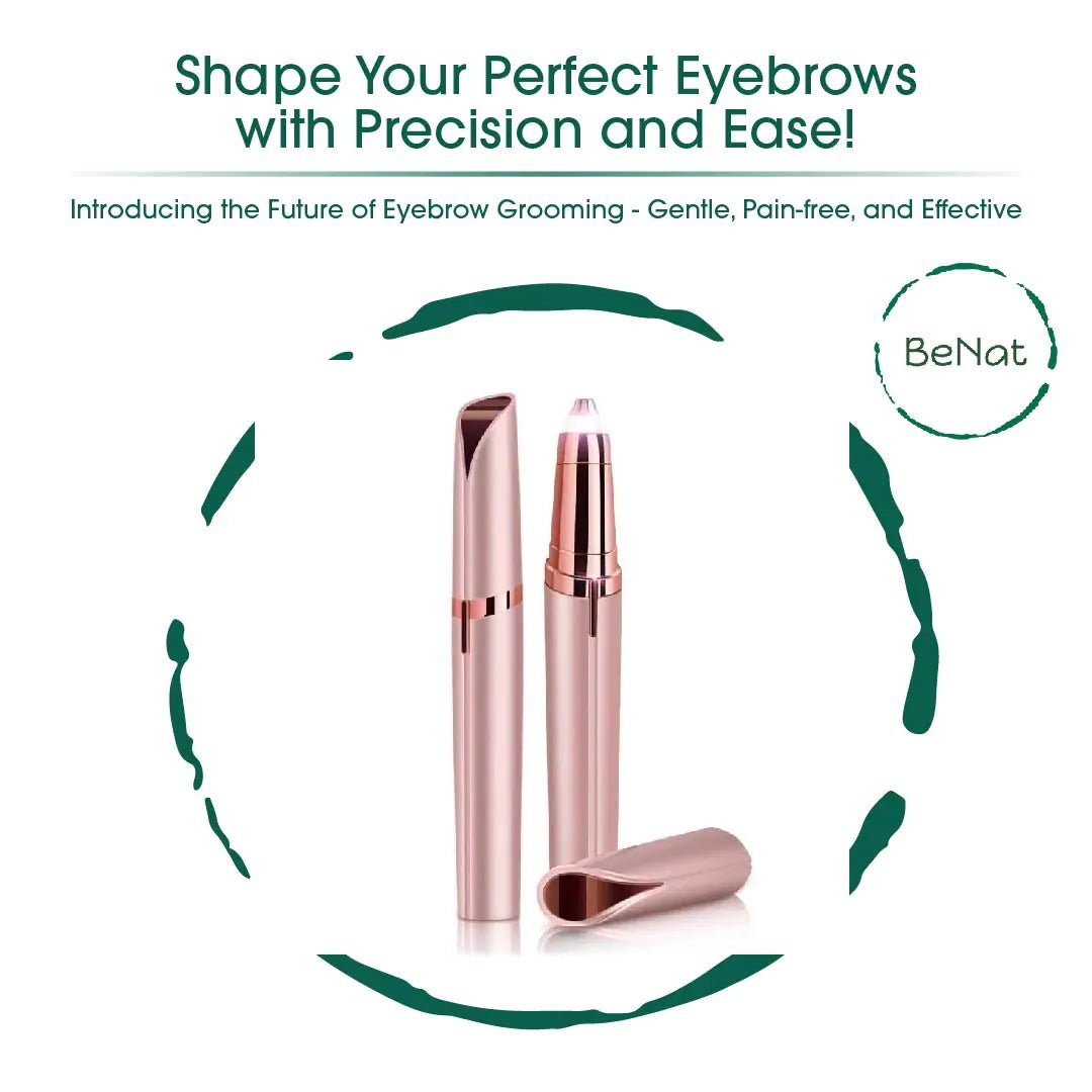 Rechargeable Facial + Eyebrow Hair Removers Set - 2 Pack - Bela - Rushnika