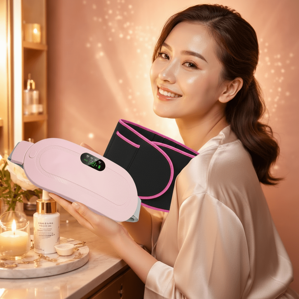 Smart Heating Pad Waist Belt with Vibration - Bela - Rushnika